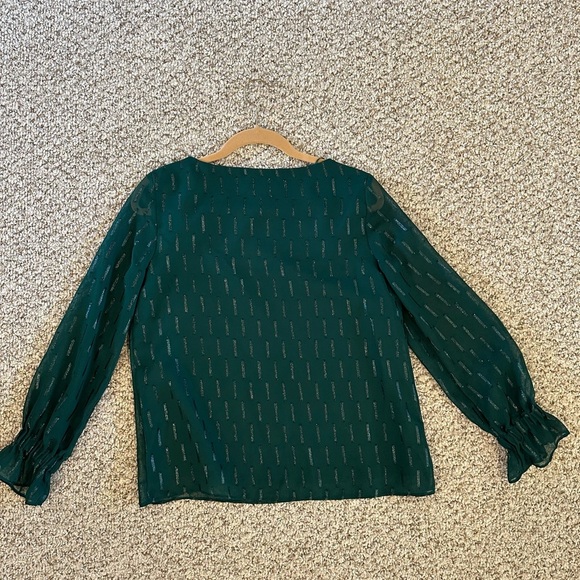 Banana Republic Elegant Green Blouse - Picture 2 of 3